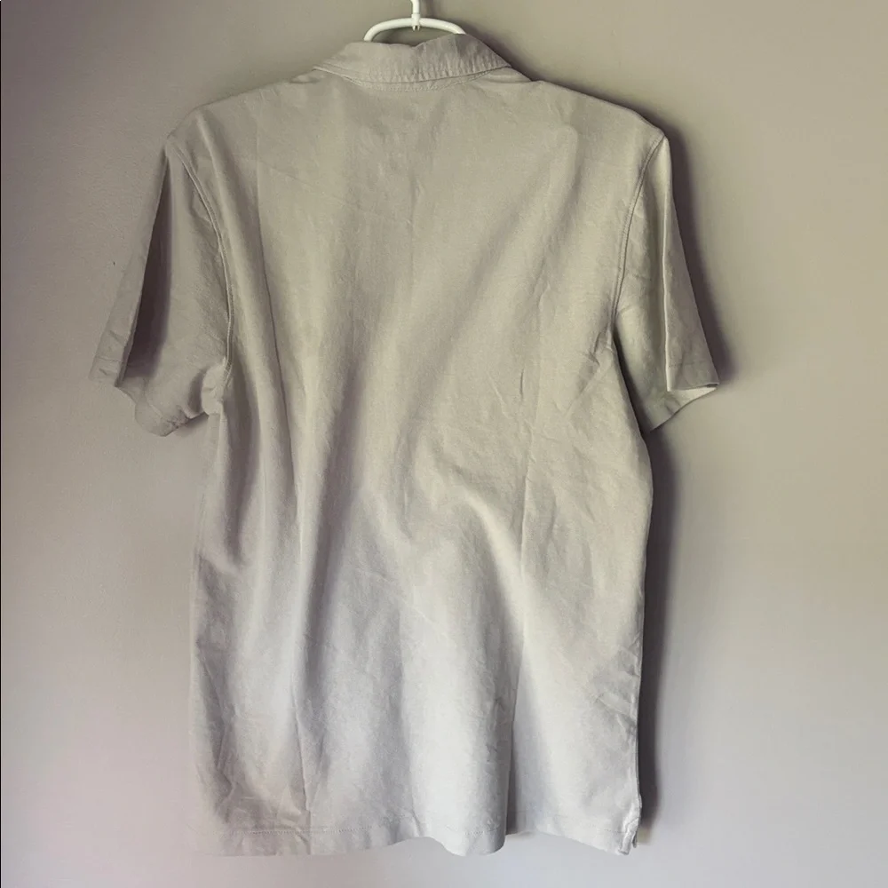 NWT BANANA REPUBLIC Men’s Vintage Wash Grey Polo - Picture 4 of 5